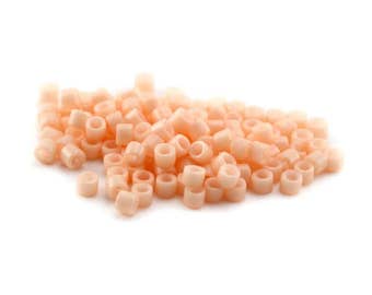5, 10, 20 or 50 g Delica miyuki 11/0 opaque salmon DB-206 (peach orange, light salmon DB0206)