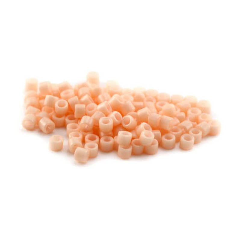 5, 10, 20 or 50 g Delica miyuki 11/0 opaque salmon DB-206 peach orange, light salmon DB0206 image 1