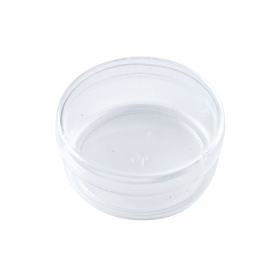 Small round plastic box mini plastic PP box round transparent