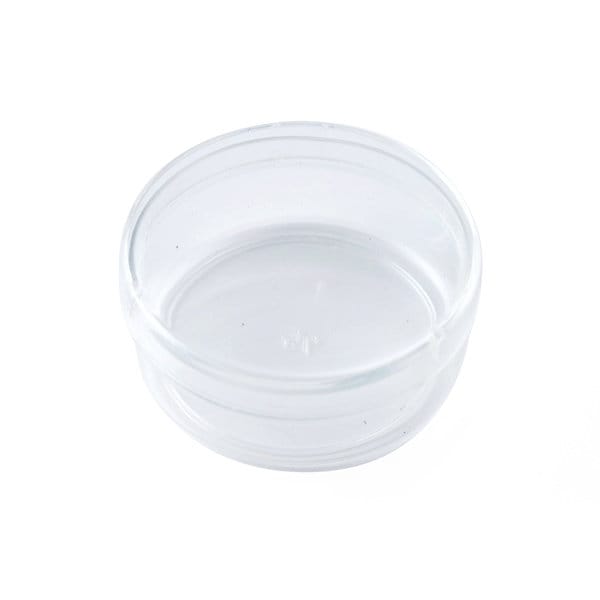 10 - 20 - 50 Mini Boite de rangement ronde en plexiglas transparent avec couvercle 35mm (rangement pour perles, couture, mercerie)