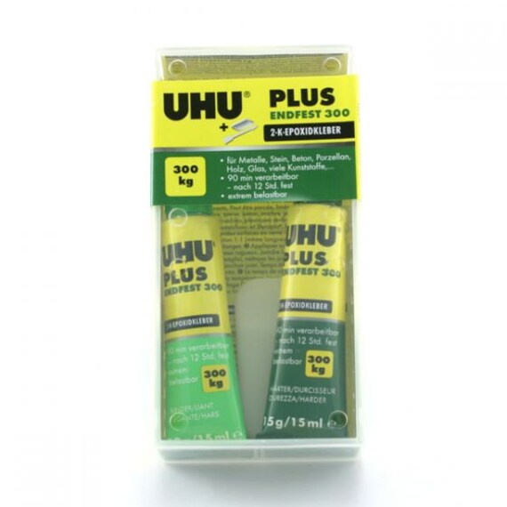 1, 5 or 10 UHU Endfest Plus 300 Double Component Glue strong Glue Ideal for  DIY, Jewelry, Ceramics Etc. -  Israel