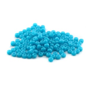 30 , 50 or 100 grams rockery miyuki 11/0 Opaque turquoise 11-2050 (+/- 1750 pearls per 20 grams)