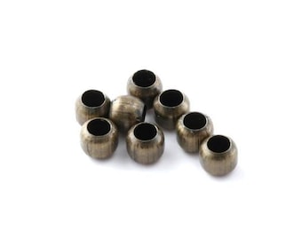 100 - 200 - 500 Crushing bead 2.5 mm bronze metal (small blocking/ interlayer bead)