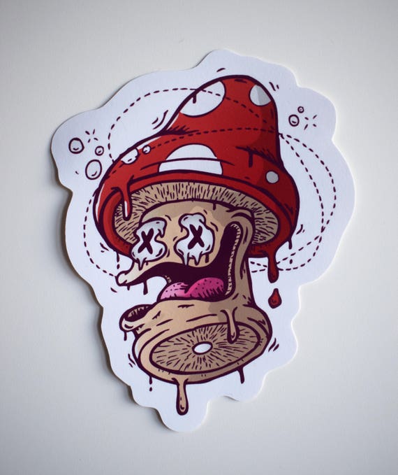 Trippy Mushroom Drawing Color ~ Drawing Easy