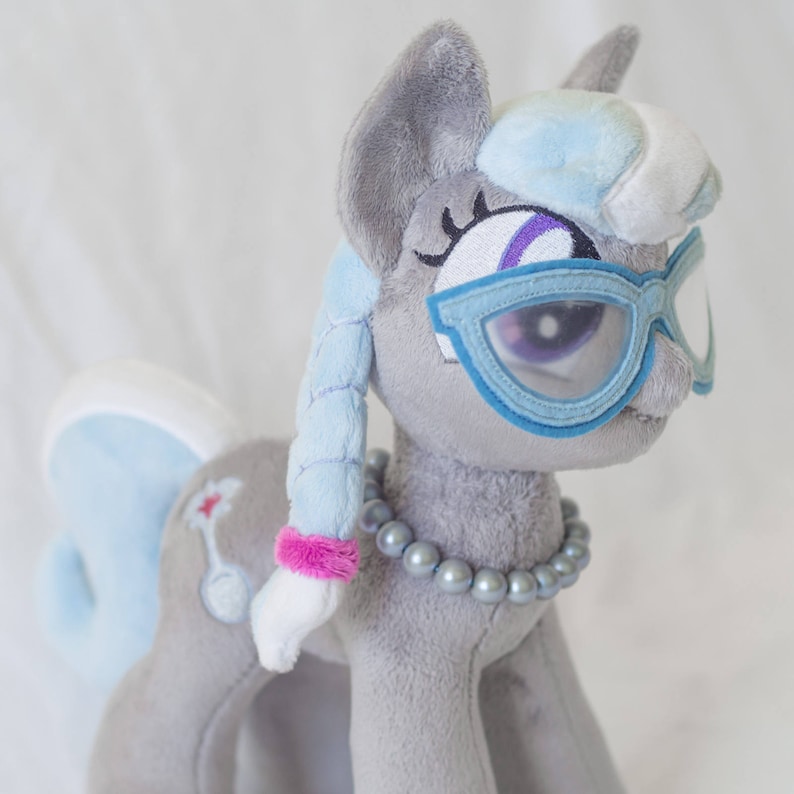 Plush Silver Spoon Stuffed Toy Custom Pony Made to Order