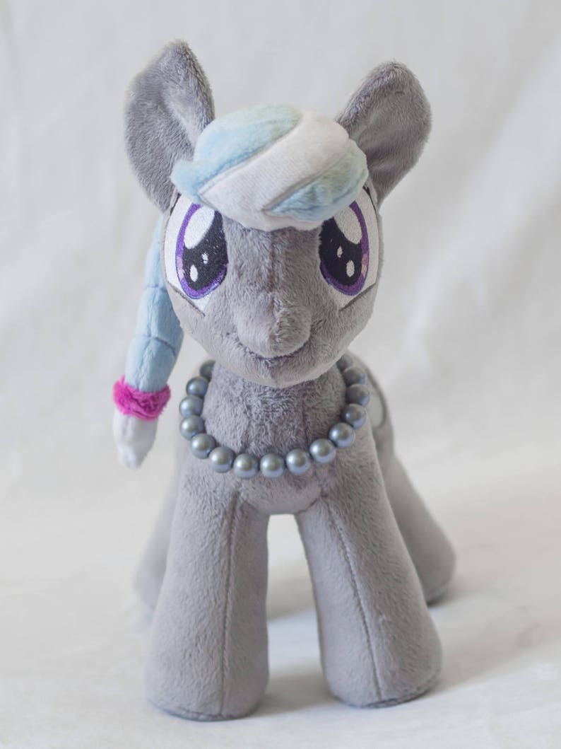 Plush Silver Spoon Stuffed Toy Custom Pony Made to Order