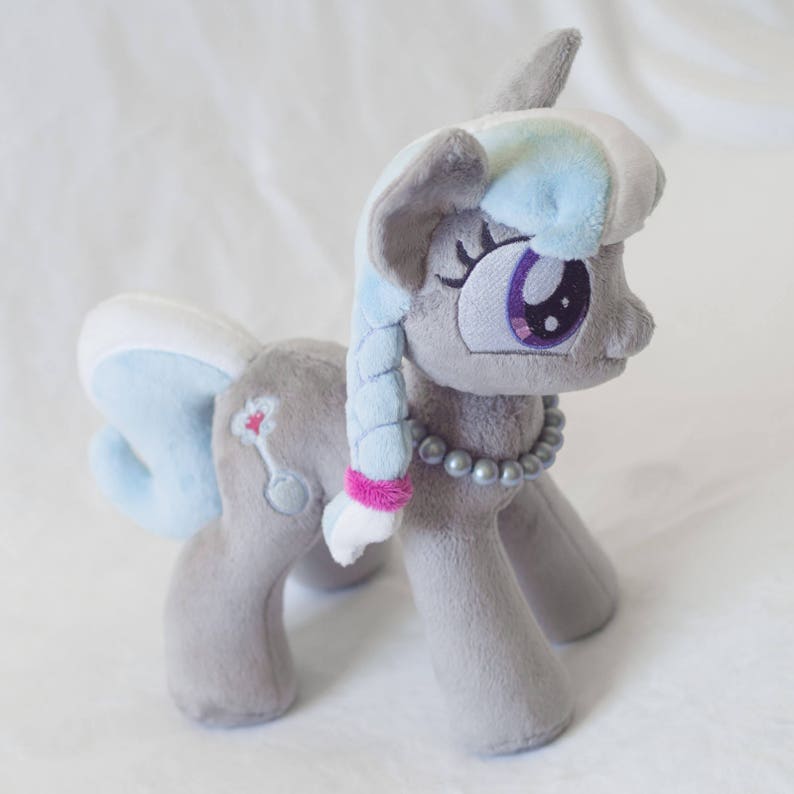 Plush Silver Spoon Stuffed Toy Custom Pony Made to Order
