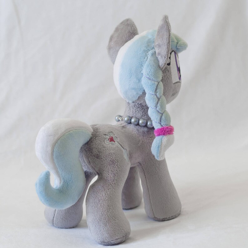 Plush Silver Spoon Stuffed Toy Custom Pony Made to Order