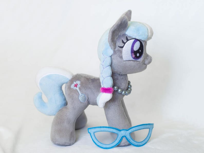 Plush Silver Spoon Stuffed Toy Custom Pony Made to Order
