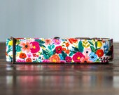 Dog Collar, Floral Dog Collar, Flower Dog Collar, Dog Collar with flowers, Dog Collar Floral,Girl Dog Collar,Rifle Paper Co,Girly Dog Collar