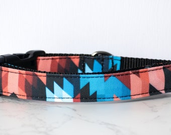 Purple dog collar, mountain dog collar, campfire dog collar