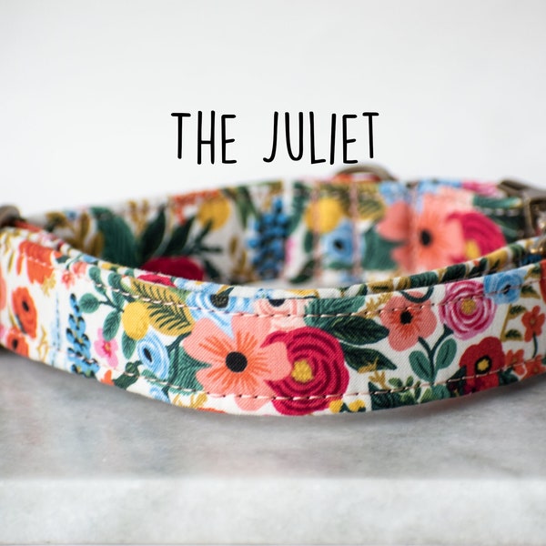 Dog Collar, Floral Dog Collar, Flower Dog Collar, Dog Collar with flowers, Dog Collar Floral,Girl Dog Collar,Rifle Paper Co,Girly Dog Collar