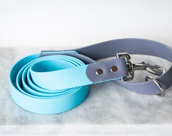 Two-Tone Biothane Dog Leash: Waterproof, Stinkproof