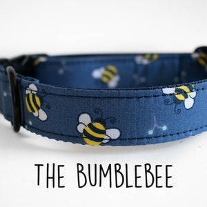 Bee Dog Collar, Bumblebee dog collar, summer dog collar