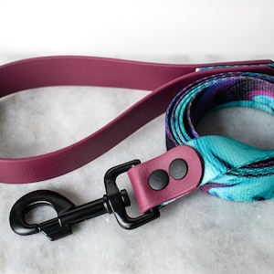 Biothane leash, webbing leash, fish leash, fish scale, dog leash, hybrid dog leash