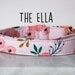 Dog Collar, Girl Dog Collar, Rose Dog Collar, Rose Gold Dog Collar, Dog Collars for girls, Dog Collar Floral, Flower Dog, Pink Dog Collar, 
