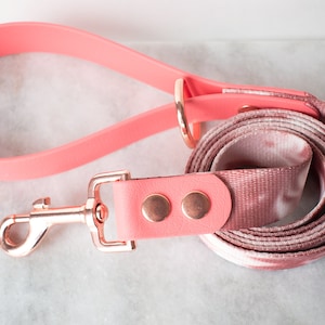 Biothane leash, webbing leash, fish leash, fish scale, dog leash, hybrid dog leash