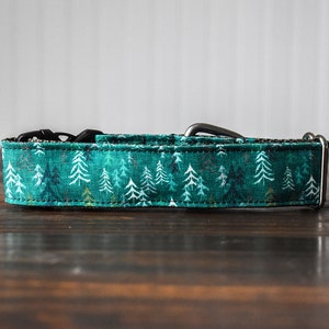 Christmas Dog Collar, Christmas Tree, Pine Tree, Green Dog Collar, Tree Dog Collar, Winter Wonderland,Winter Dog Collar,Adventure Dog Collar