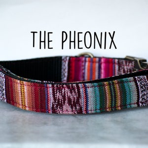 Red tribal dog collar