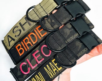 Personalized Dog Collar, Tactical Dog Collar, Dog Collar Personalized, Military dog collar, personalized collar, dog collar