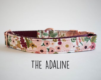 Dog Collar, Floral Dog Collar, Flower Dog Collar, Dog Collar with flowers, Dog Collar Floral,Girl Dog Collar,Rifle Paper Co,Girly Dog Collar