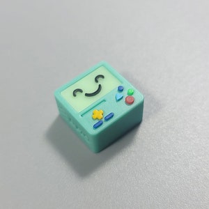 BMO Tastenkappe. Finn Artisan Keycap. Jake Kunstharz Schlüsselkappe. Cherry MX Mechanische Tastatur. Niedliche keycap Geschenke. Gamer Geschenk für Freund. Nerdige Geschenke