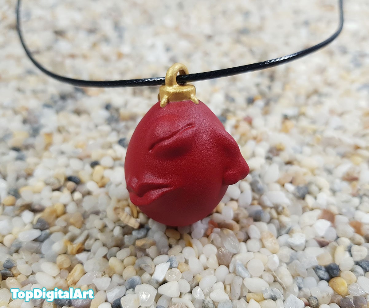 ベヘリットネックレス。真紅のベヘリット。覇王の卵ペンダント