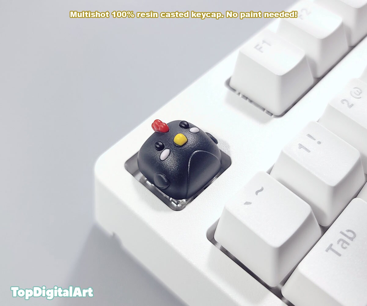Stardew Valley Chicken Keycap. Stardew Chicken Artisan Keycap. Cute ...