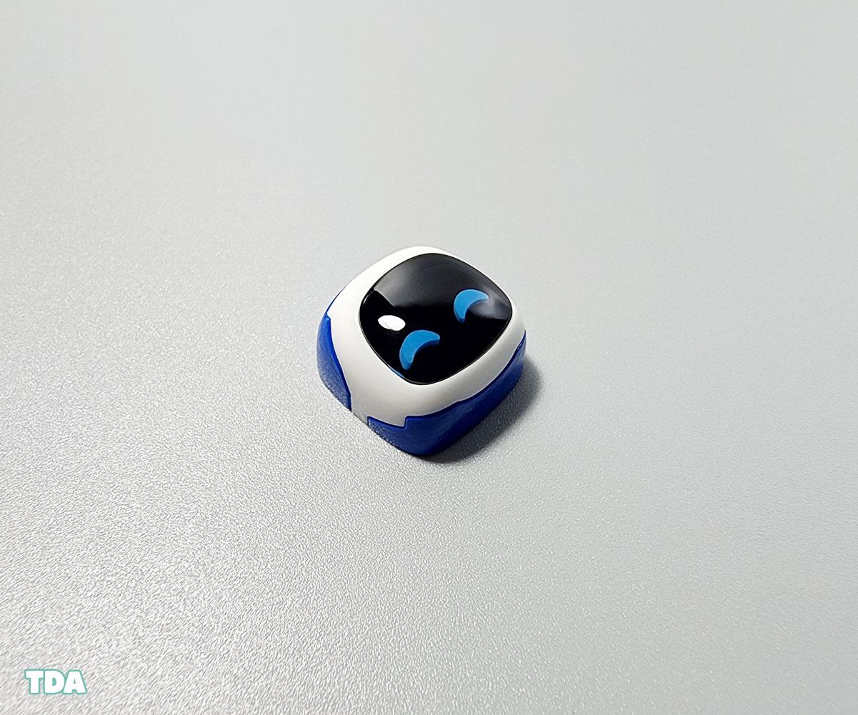 Astrobot Keycap. Astro Bot Artisan Keycap. Astro's Playroom MX Keycap. Cute Robot Keycap. Gift for him. Gamer Gift. Boyfriend Christmas Gift