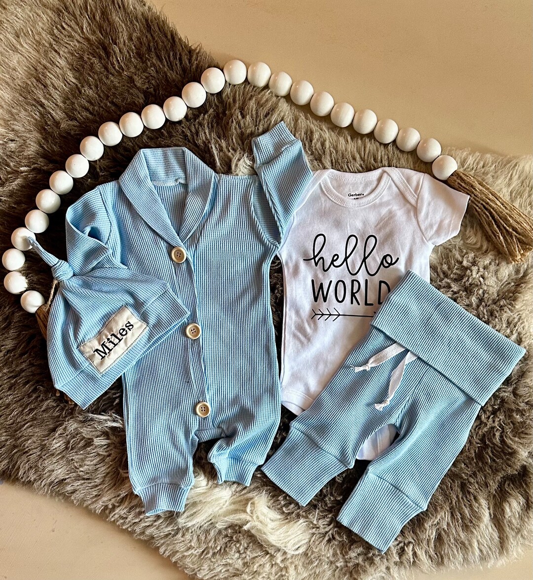 Newborn Boy Coming Home Outfit Baby Boy Hospital Outfit Take Me Home ...