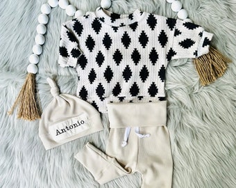 Newborn boy Coming Home Outfit, Personalized Baby Shower Gift, Newborn Baby Boy Gift, Newborn Outfit for boys,