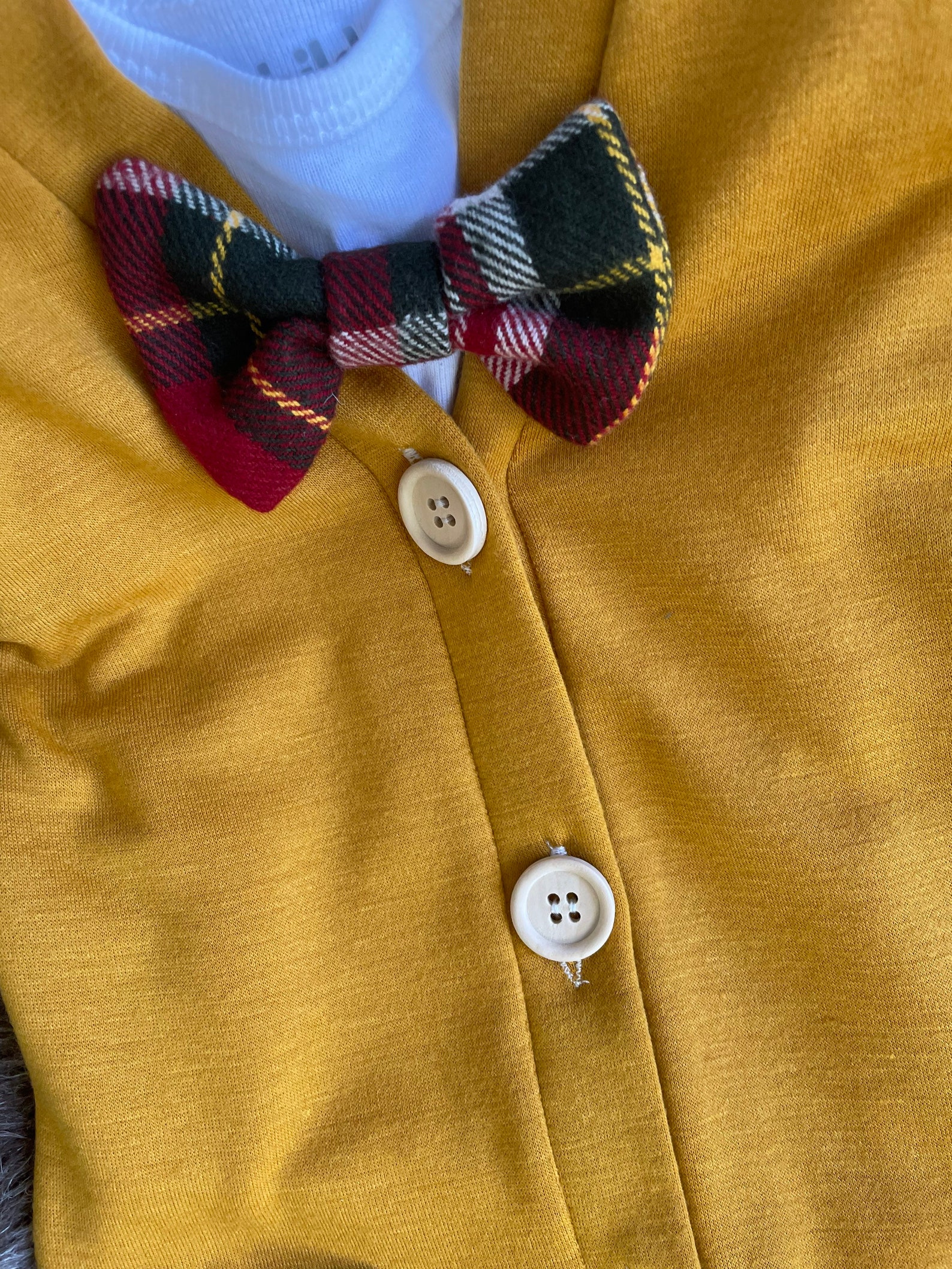 Mustard Newborn Boy Going Home Outfit Boy Fall/winter Outfit Etsy