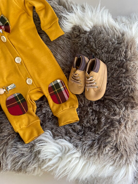 Mustard yellow newborn outfit outlet