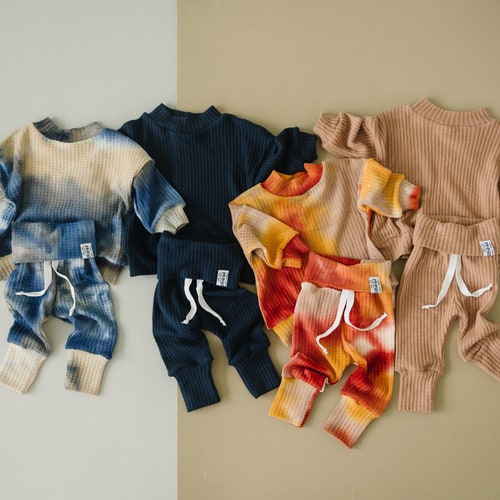 Gender Neutral Coming Home Outfit Gown Bundle Waffle Knit Etsy