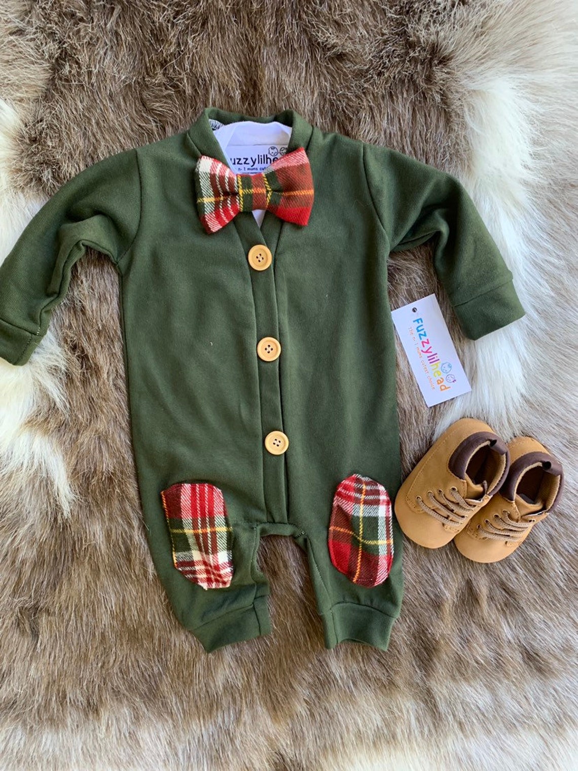 Army green Newborn Boy Going Home Outfit Boy Fall/Winter Etsy