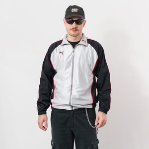 PUMA vintage track jacket zip up sweatshirt men size S/M