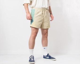 Vintage 90's beach shorts surfer cotton summer men size L