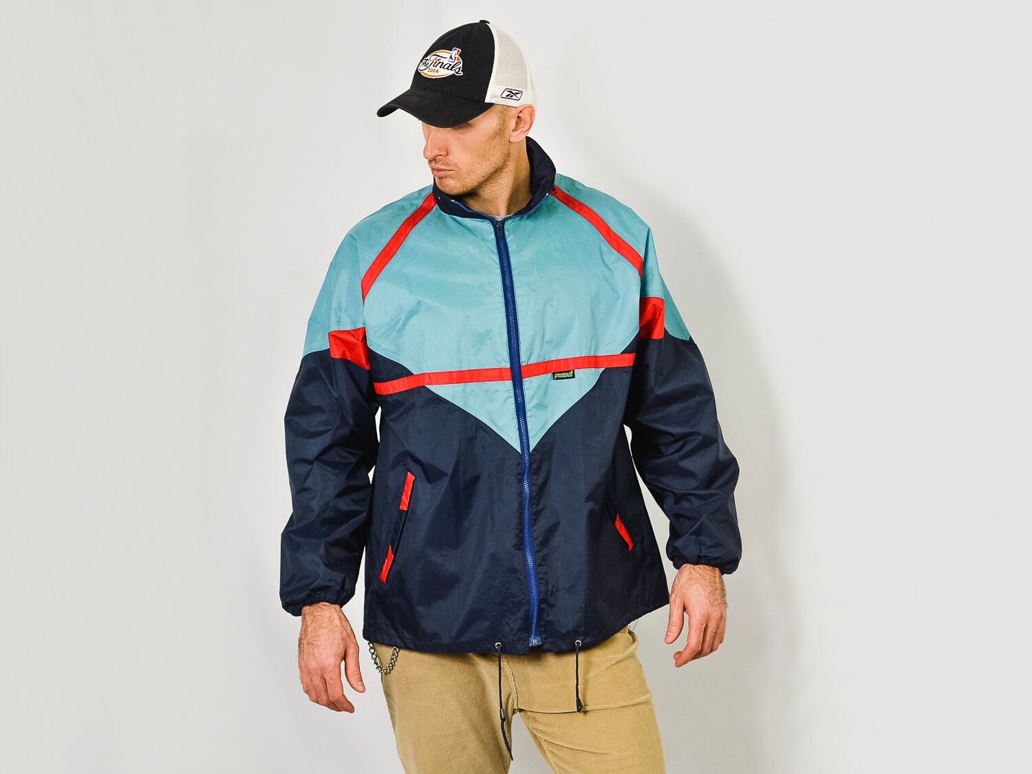 Multi coloured waterproof jacket Clearance