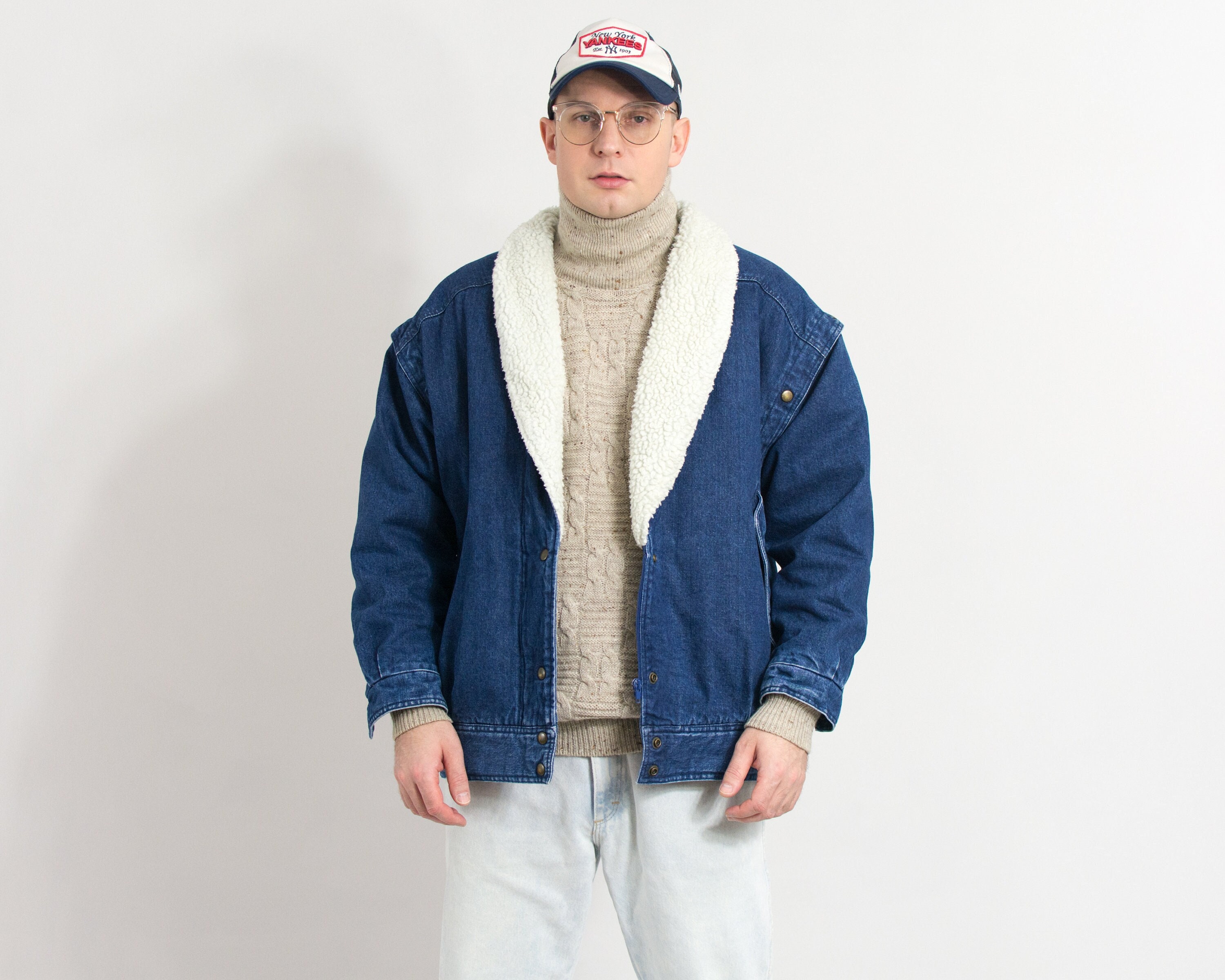 Faux sherpa jacket Etsy France
