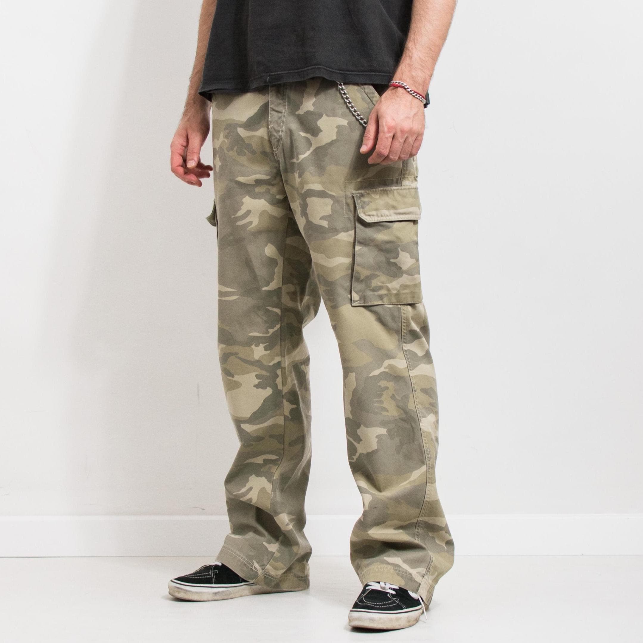 パンツ Mijco camo baggy pants gimmick denim MIJKO Snow Camouflage Jeans for Men Women Wide Leg Casual