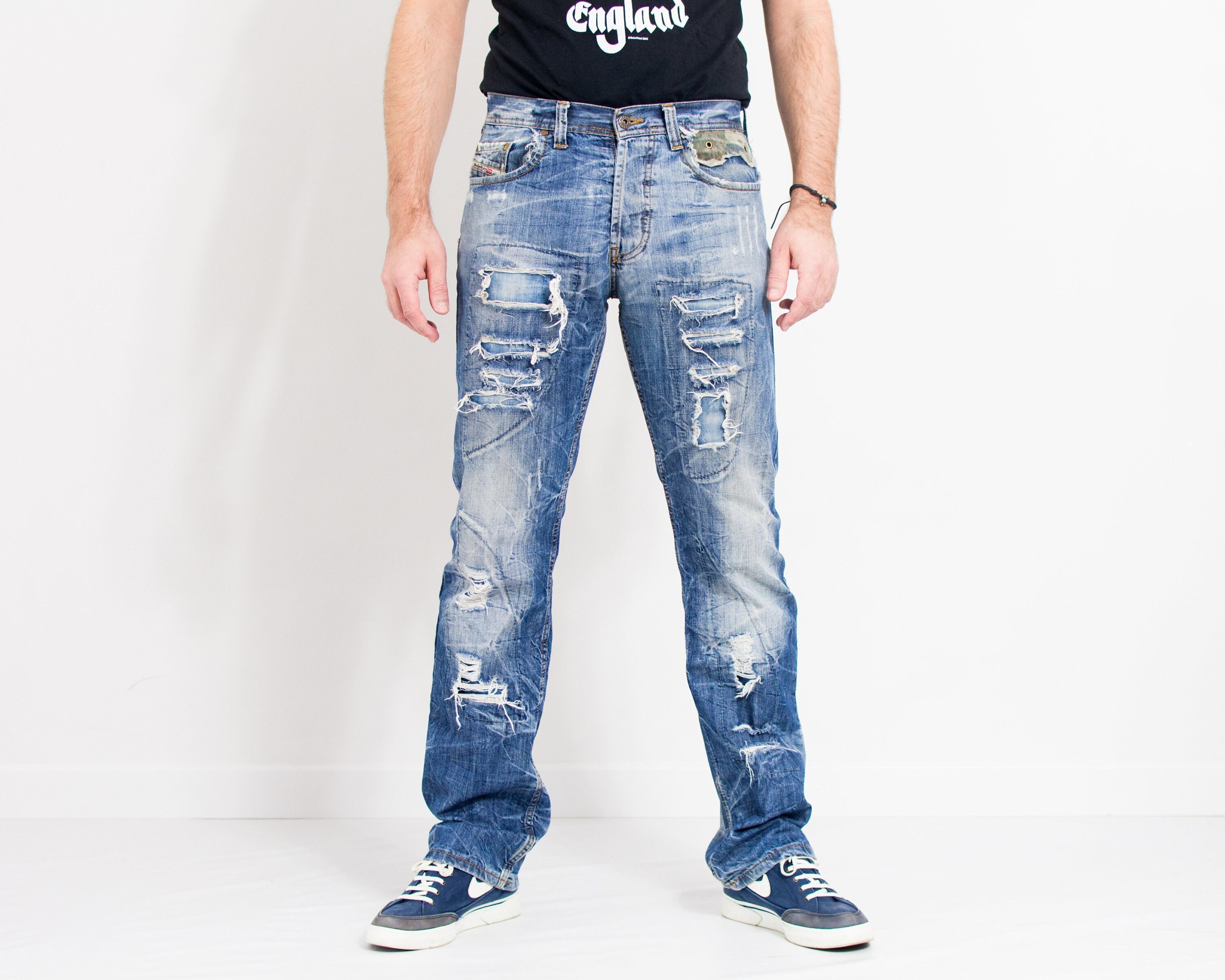 Diesel Y2k Jeans - Etsy Diesel Y2k Jeans - Etsy