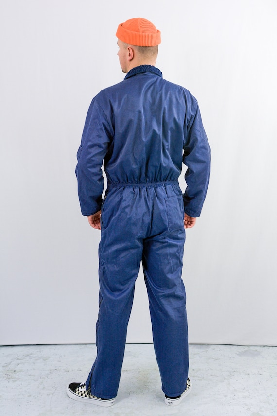 Isolierter Arbeitsanzug vintage blau Jumpsuit Coveralls Fleece - Etsy.de