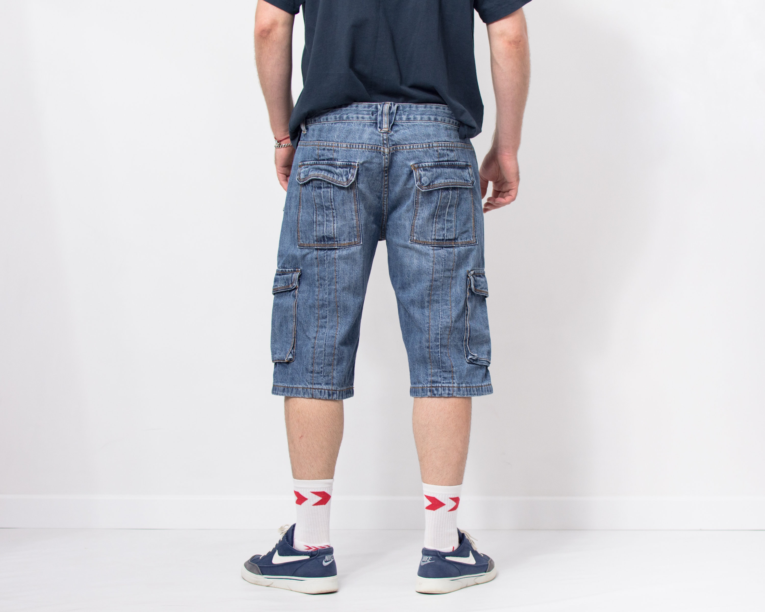 Vintage Jorts Y2K Cargo Denim Shorts Bloke Core Size XL - Etsy