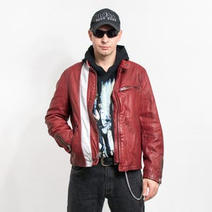 Gap Leather Jacket - Etsy