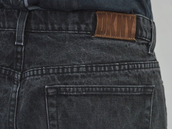 DKNY jeans Vintage W38 L32 Black vintage high wai… - image 8