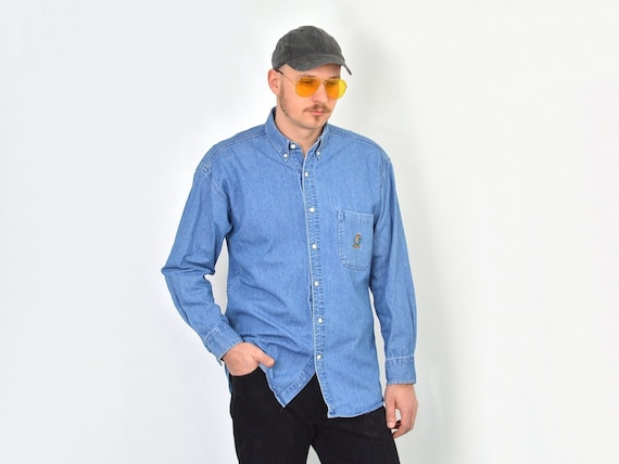 ralph lauren men's denim shirts long sleeve