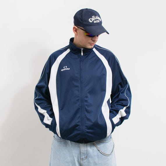 Vintage 90's Track Jacket Bright Tracksuit Top Men Size XXL - Etsy