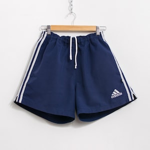 Adidas Shorts 90s Vintage | blue athletic gym | men&#39;s size S