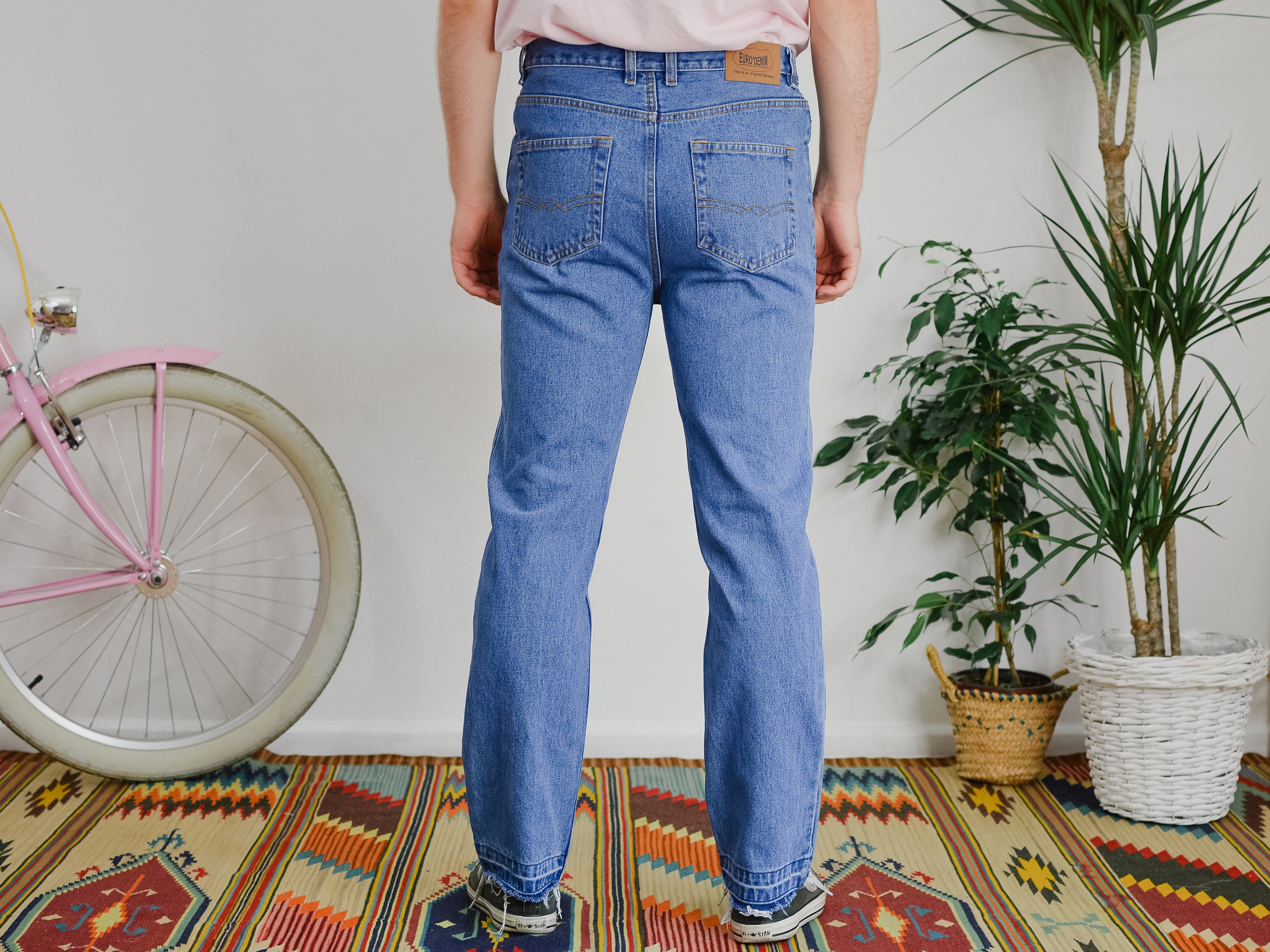 Cut off Jeans W38 L32 Super High Waist Zip Fly Cut off