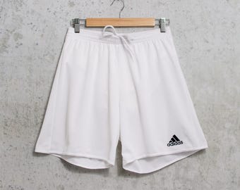 Adidas Shorts 2000s Vintage | white athletic gym | men's size M